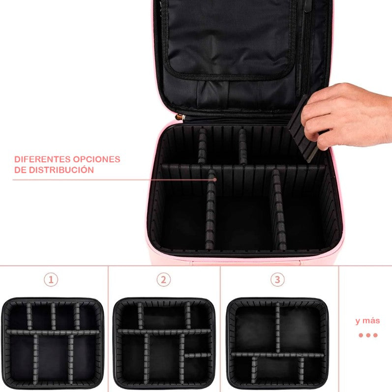 Cosmetiquero con luz LED
