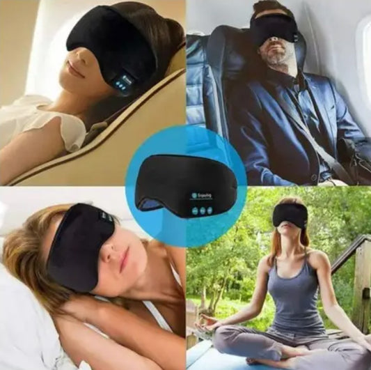 Máscara para los ojos con auriculares