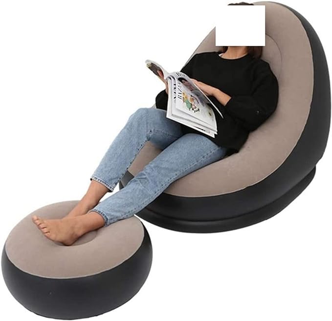 Silla inflable reposa pies