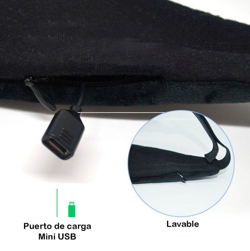 Máscara para los ojos con auriculares