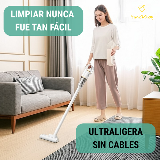 Aspiradora inalámbrica super liviana