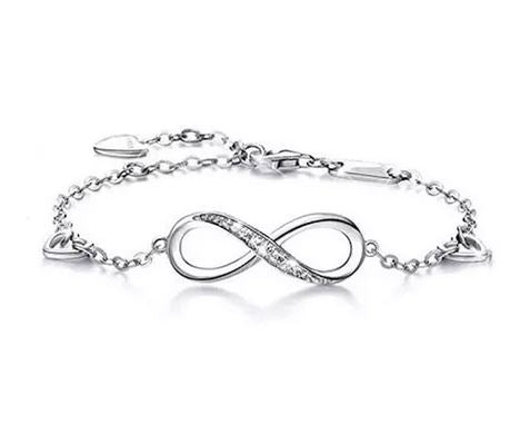 Pulsera de plata amor infinito